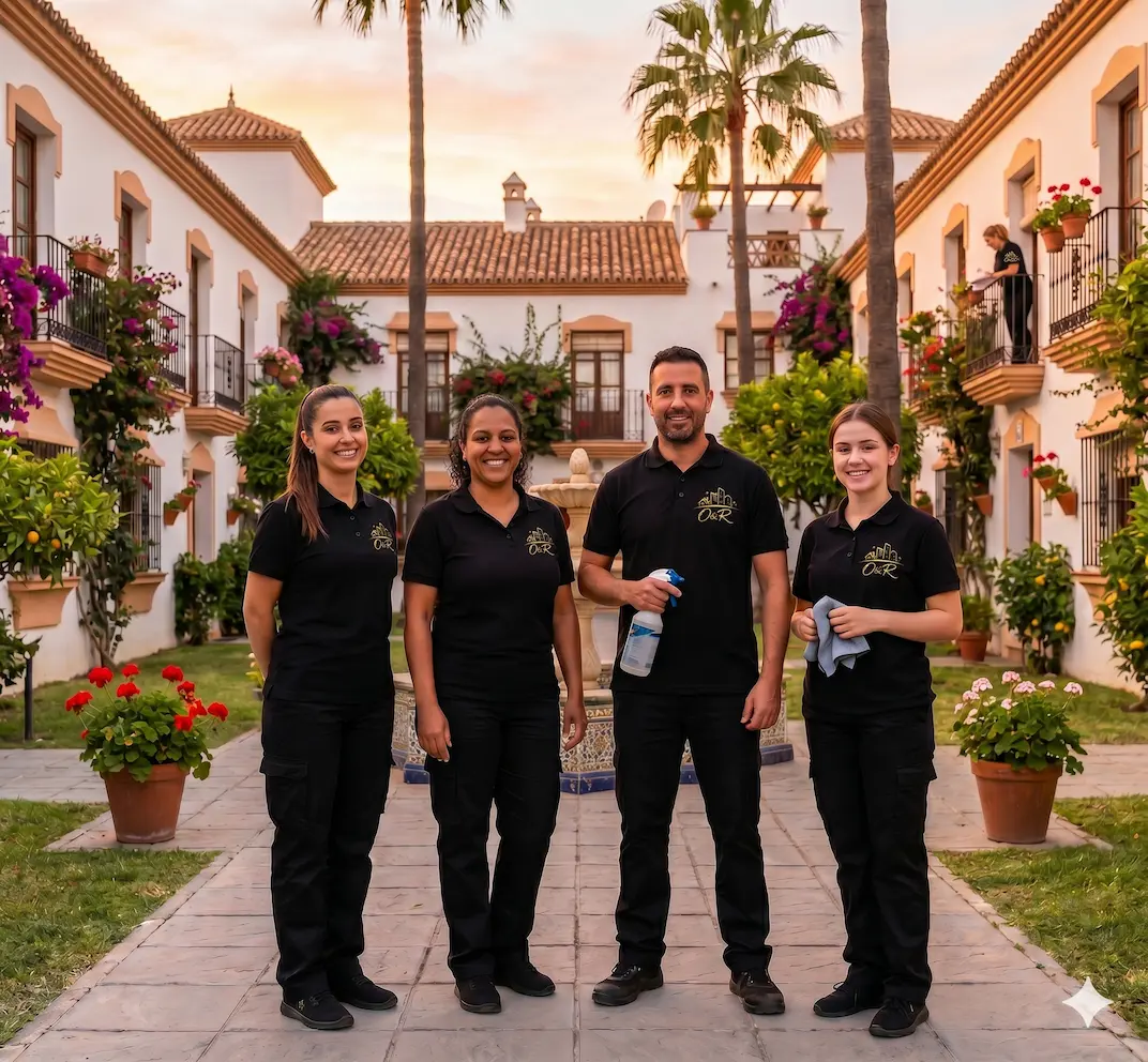 Equipo de OyR Limpieza y Mantenimiento en Benalmádena, Costa del Sol
